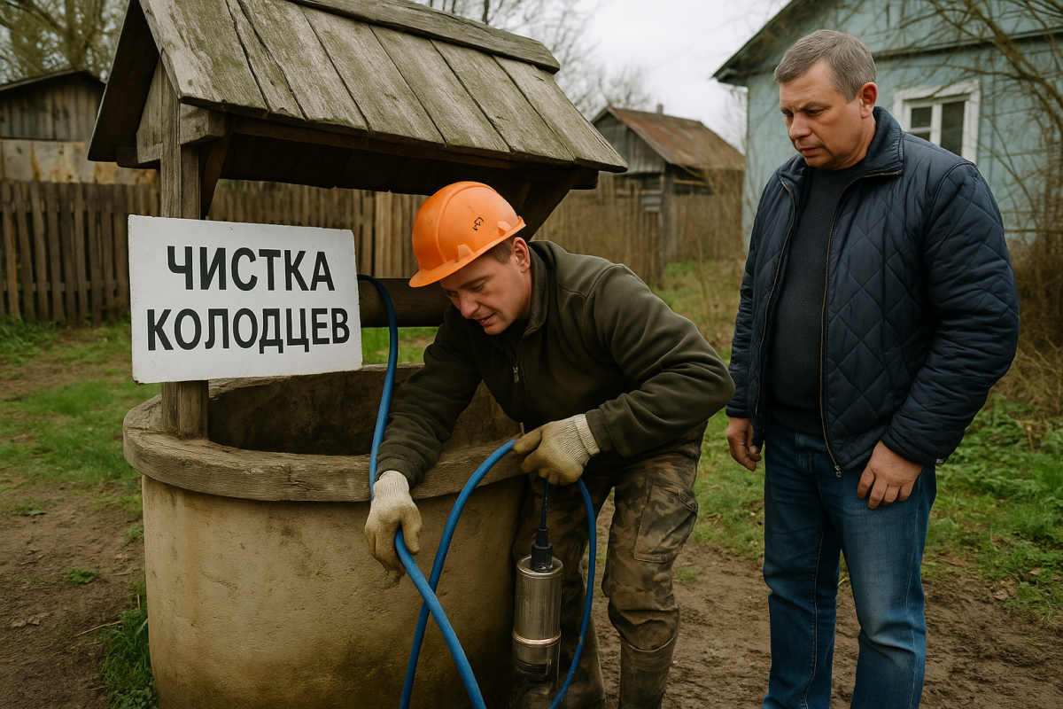 Чистка колодцев в Можайске и Можайском районе: причины и методы восстановления воды